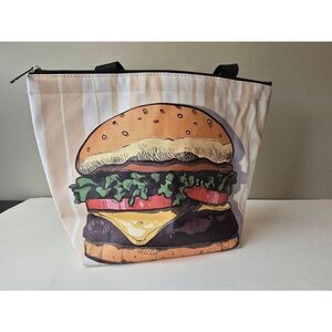 Unbranded Insulated Lunch Tote Hamburger